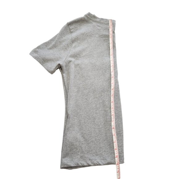 NWT Philosophy Heather Gray Scoop Neck Tee Shirt w/ Ruffled Chest Pocket… - Picture 12 of 13